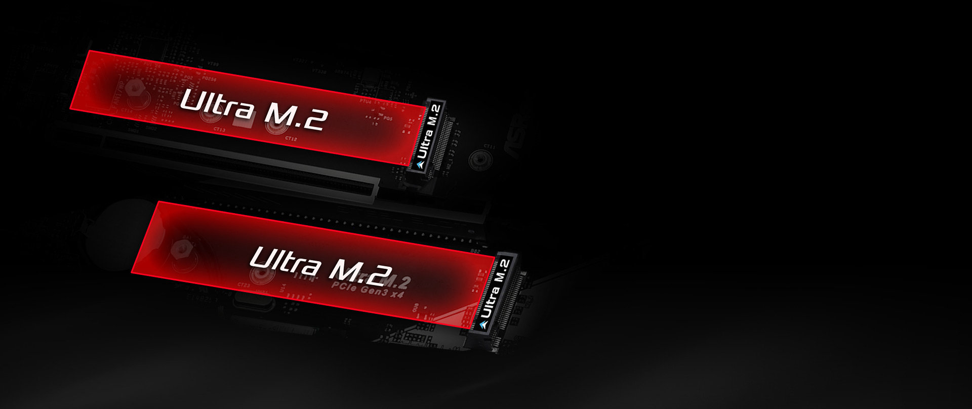 M.2 x 2 (Gen3x4 / SATA3 ) - SteelLegend